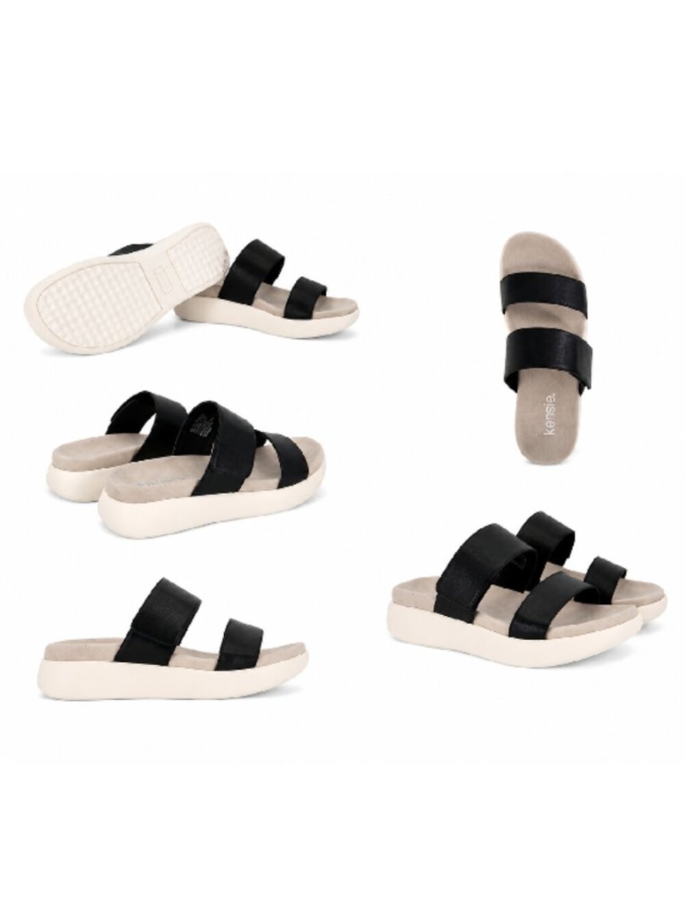 Kensie Ladies' Double Band Sandals